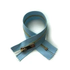 Custom Zipper Good Quality Custom 5# Close End Metal Zipper For Jeans And Pants