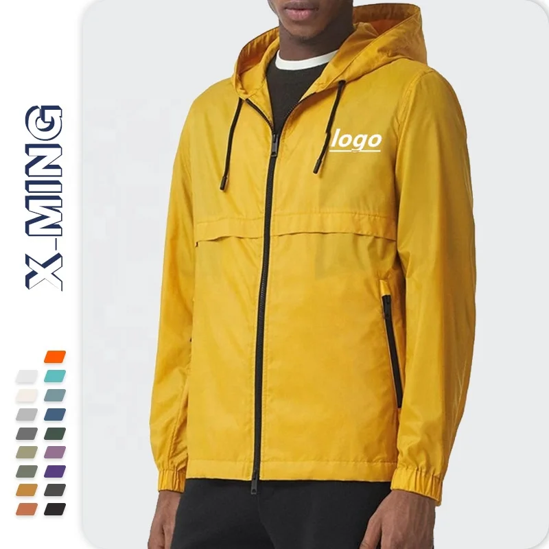 Jacket,Polyester Track Hooded Jacket