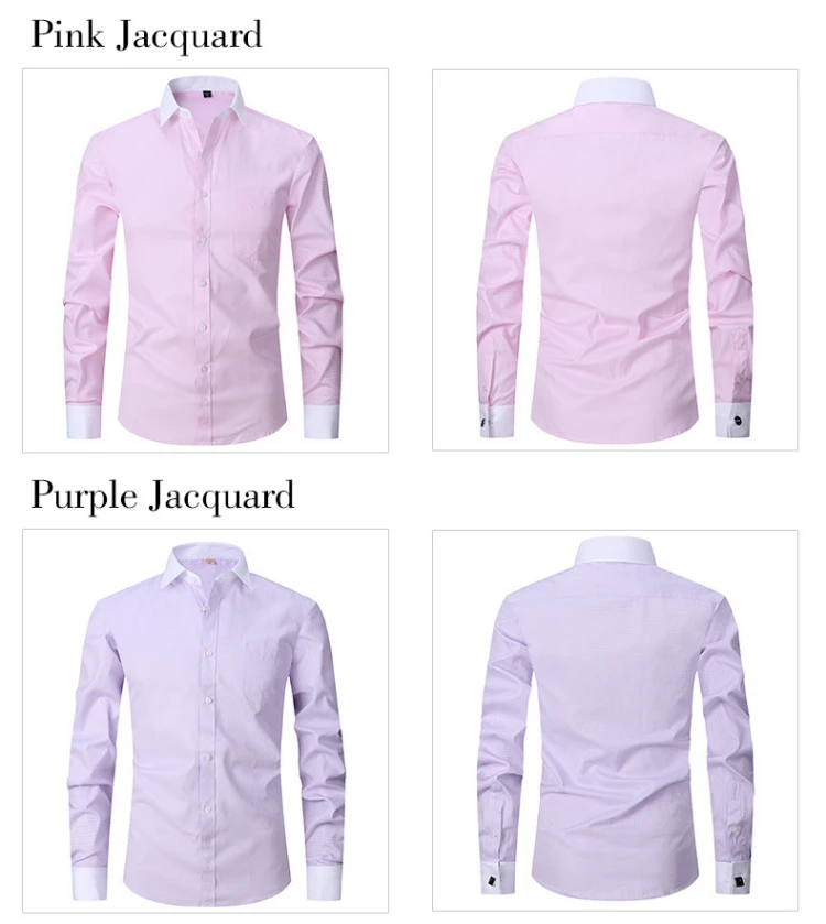 High Quality Business Work Shirt Long Sleeve Formal Shirts for Men