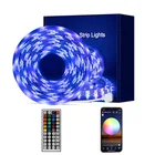 Strip Light Lights Strip Led Light 12V 5m IP65 Waterproof 5050 Rgb Tape Lights For Home Remote Holiday
