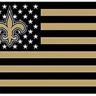 Nfl New NFL New Orleans Saints Stars And Stripes Flag Banner 3X5 FT USA FLAG