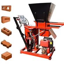 eco brava electric interlock automatic clay brick machine hydraulic press for making blocks ecological electric interlocking