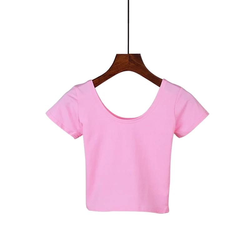 Wholesale T Shirt Lace Short Sleeve Blouse V Neck Tshirt Plain Short Sleeve Cotton Casual T-shirts Woman Women's T-shirts