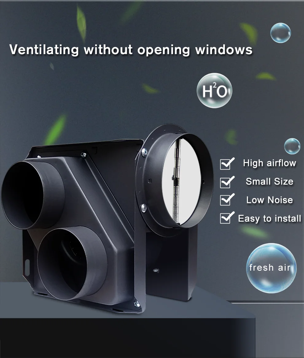 Inline Duct Fan, Brushless, 28dB-A - detail 8