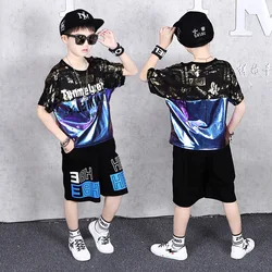 2022 Baby boy Clothes Set Beach Boy Outfit Fashion Kid Boys Clothes T- Shirt Child cool Costume