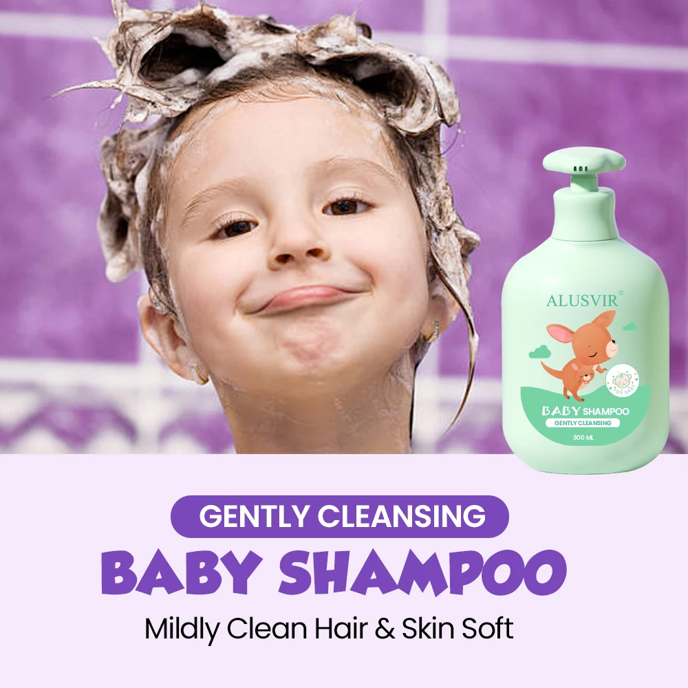 Private Label Gentle Daily Cleansing Moisturizing Baby Kids Hair Care Hair Shampoo For Kids Hair Products Baby Shampoo