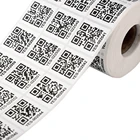Code Qr Code Label Factory Wholesale Custom Art Paper Variety QR Code Label Sticker For Product Label