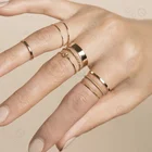 925 Silver Jewelry Gemnel Trendy 925 Sterlring Silver Gold Vermeil Bold Gold Twist Band Rings Women Jewelry
