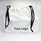 Cotton Bags Bag Promotion Factory Price Canvas Cotton Drawstring Shoe Bags Cloth Dust Bag Dustbag For Handbag Shoes