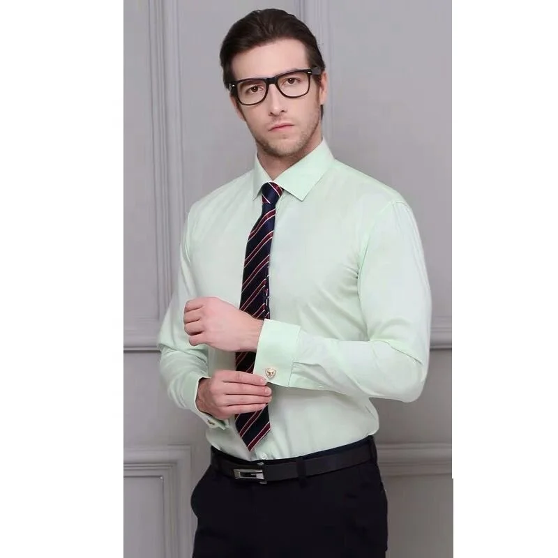 Men Luxury Long Sleeve Man Shirts 