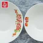 Ceramic Bowl Ceramic Ceramic Tableware Ceramic Bowl 3 Sizes Household Round Bowl Flower Pattern