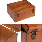 European Retro Box Wood Vintage Jewelry Wooden Storage Box Organizer For Sale