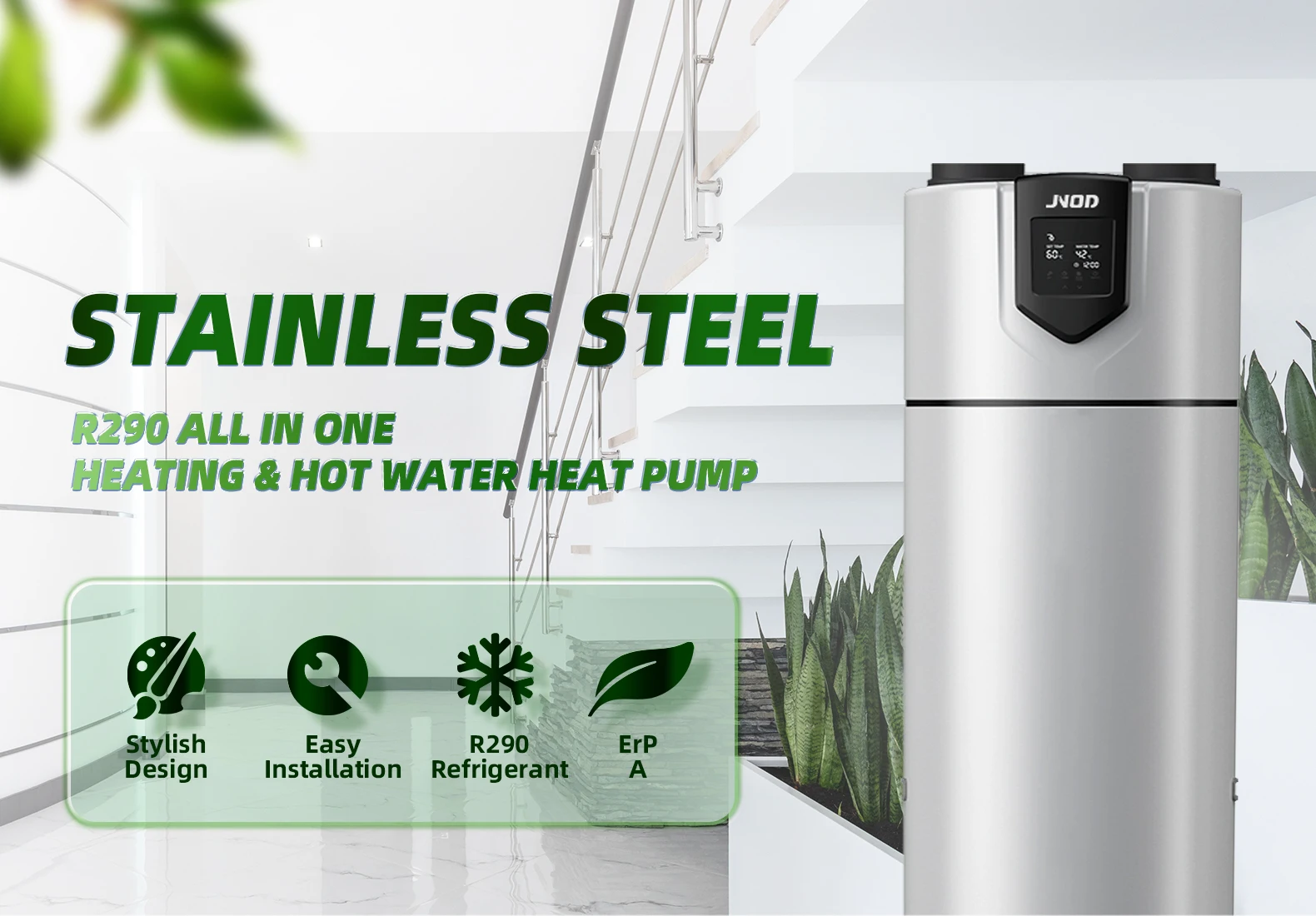 Heat Pump, R290, DHW - detail 2