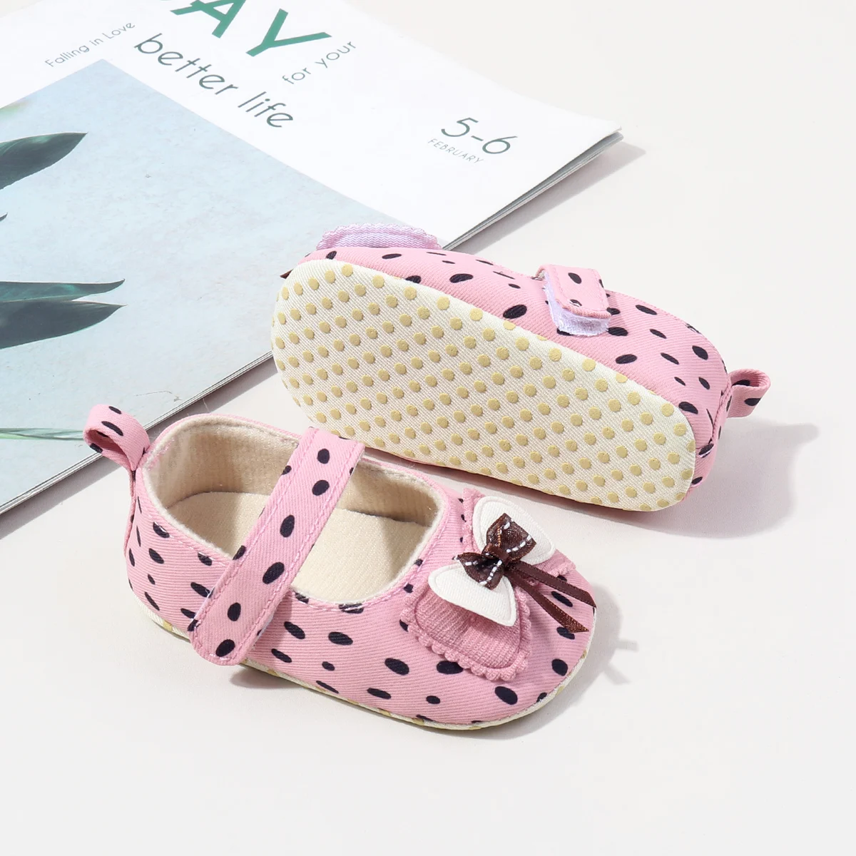 Summer New Arrival Inafnt Shoes Breathable Cotton Soft Soles Trendy Bowknot Princess Baby Shoes details