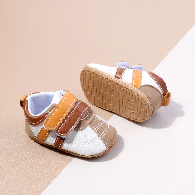 Wholesale Hook&loop Unisex Toddler Baby Sneakers Casual Boys Girls Baby Shoes Spring Autumn BXC4156 factory