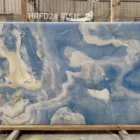 Onyx Natural Backlit Blue Onyx Marble Slabs For Floors