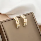Earrings New Design Stylish Sweet Stud Earrings S925 Silver Needle Simple Flower Earrings