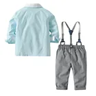 Boy Boys Dress Mudkingdom Toddler Clothing Set Suspender Trousers Baby Boy Fall Outfits Boys Dress Outfits