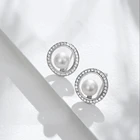 Jewelry Earrings S925 New Style Trendy Luxury Fashion Trendy Design Pearl Drop Jewelry Sets Women Earrings