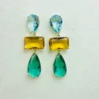 Drop Earrings Earring Fashion Good Quality Personalized Splicing Transparent Water Drop Earrings For Women