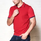 Polo Tshirts And Polos 14GG Knitted Spring Summer Men Clothing Golf Polo T Shirt Red Lapel Short Sleeve Male Polo Shirt