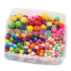 Beads Making Natural Large Bulk Wooden Beads Crafts Suitable For DIY Making Wooden Beads
