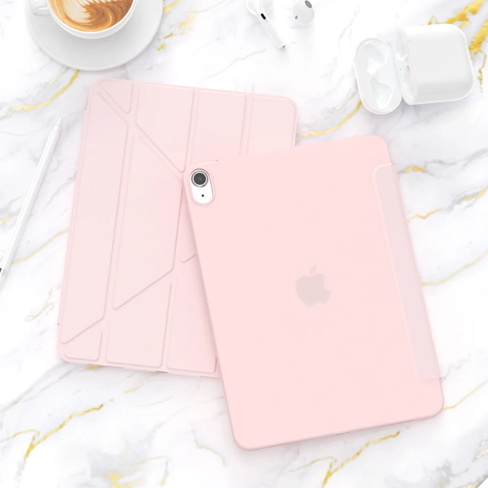 Factory Cheapest Durable Thin Multi-fold TPU Leather Tablet Covers Cases For iPad Pro 11/12.9/10.5 For iPad Air 5/4/3/2 Cover 