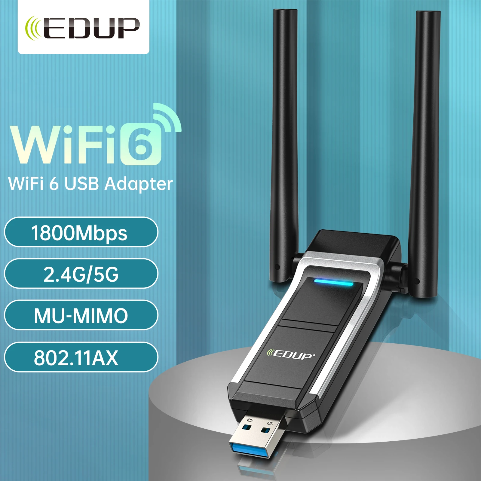 Clé Wifi Adaptateur Wifi USB AC1300 Mbps pour PC Gaming ,Avec Pilote de  Disque USB 3.0 Double Bande 5.8GHz et 2.4GHz 802.11AC WiF8 - Cdiscount  Informatique