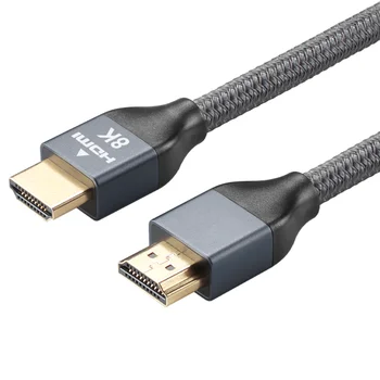 ULT-unite Certified 1m 2m 3m 5m 8K 60Hz 4K 120Hz HDMI Cord 48Gbps Ultra High Speed HDMI Cable Supports All HDMI 2.1 Features