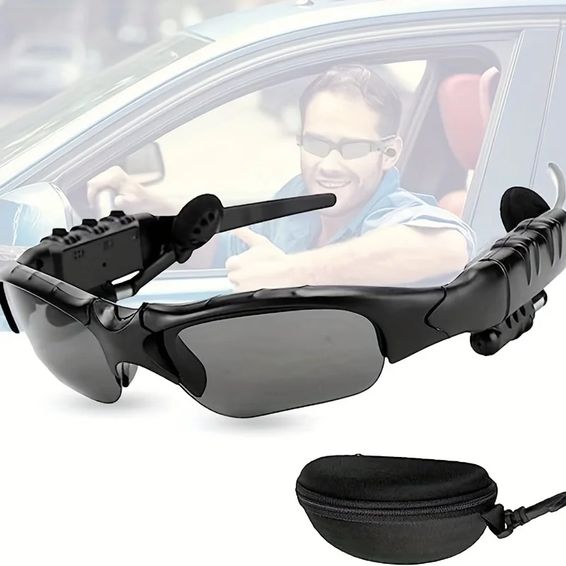 Wireless Bt Sunglasses_ Anti-ray Stereo Music Headphones With Hands-free Calling For All Cell Phones