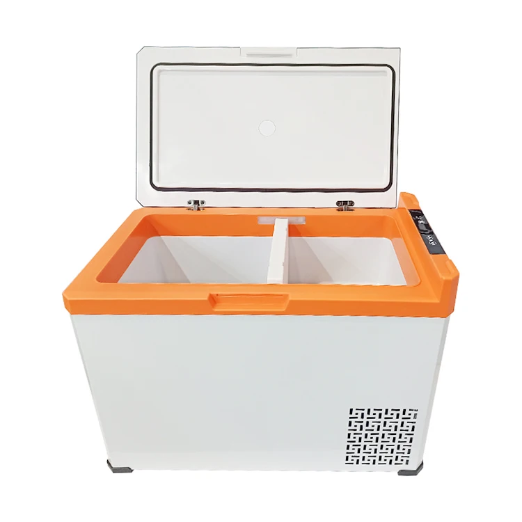 small ice box with freezer