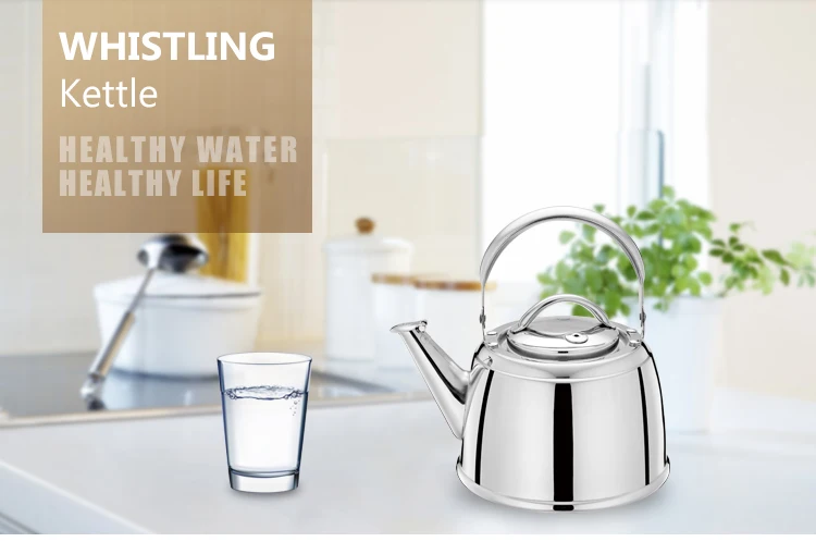 kettle color high temperature paint 3L stainless steel whistling teapot kettle with welding bottom kettle