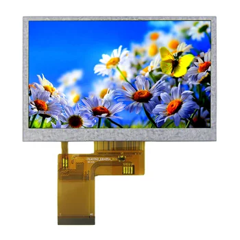 HOT SALE HMI 4.3 inch 480x272 Resolution RGB 50Pin TFT I2C Interface Capacitive 4.3 Touch Screen Type Capacitive