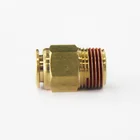 Quick Coupling Connector Brass Threaded-to-Tube Pneumatic Fittings Airtube Connector