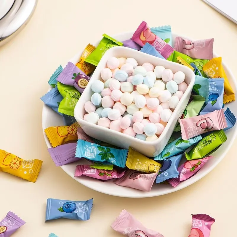 中式糖果食品零食多种水果口味无糖维生素c薄荷糖果口香糖锭剂清新口气