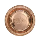 Metal Plate Good After-sale Service Metal Food Fruit Dinner Rose Gold Charger Plate Stainless Steel Serving Tray