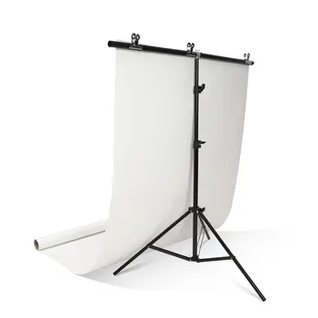 KAZHI Back Drop Bracket Adjustable Backdrop Frame Metal Photography Tripod Wedding Events T Shape Photo Studio Background Stand