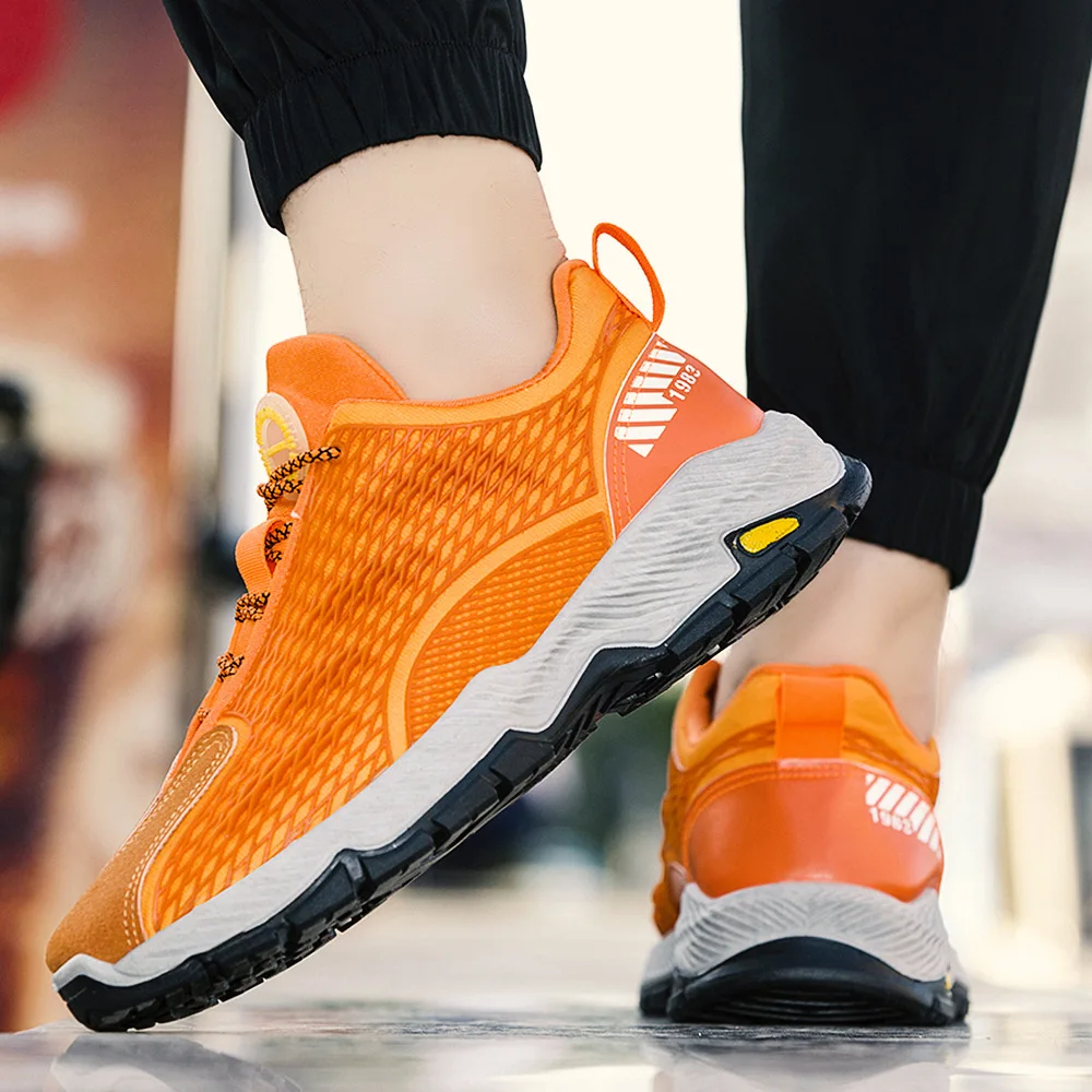 Men's shoes 2024 new fashion trend sports shoes mesh breathable thin lightweight casual  running shoes