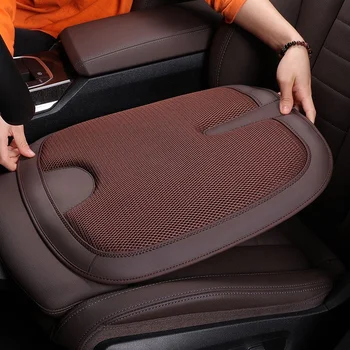 Shankedao Car Front Seat Cushion Car Silk Seat Cushion Universal Comfortable and Breathable Car Seat Cushion