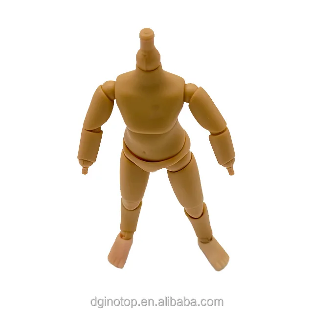 Custom Oem Plastic Articulation Male Nude Body Movable Joint Model Toy