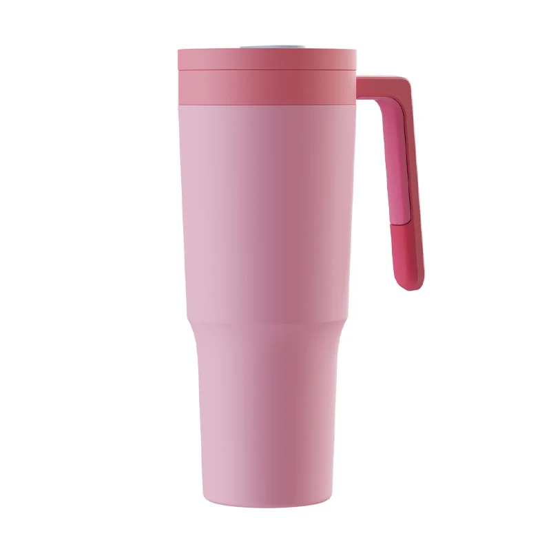 40oz cup large capacity ice Patent Cup 304 stainless steel thermos cup tumbler with handle straw