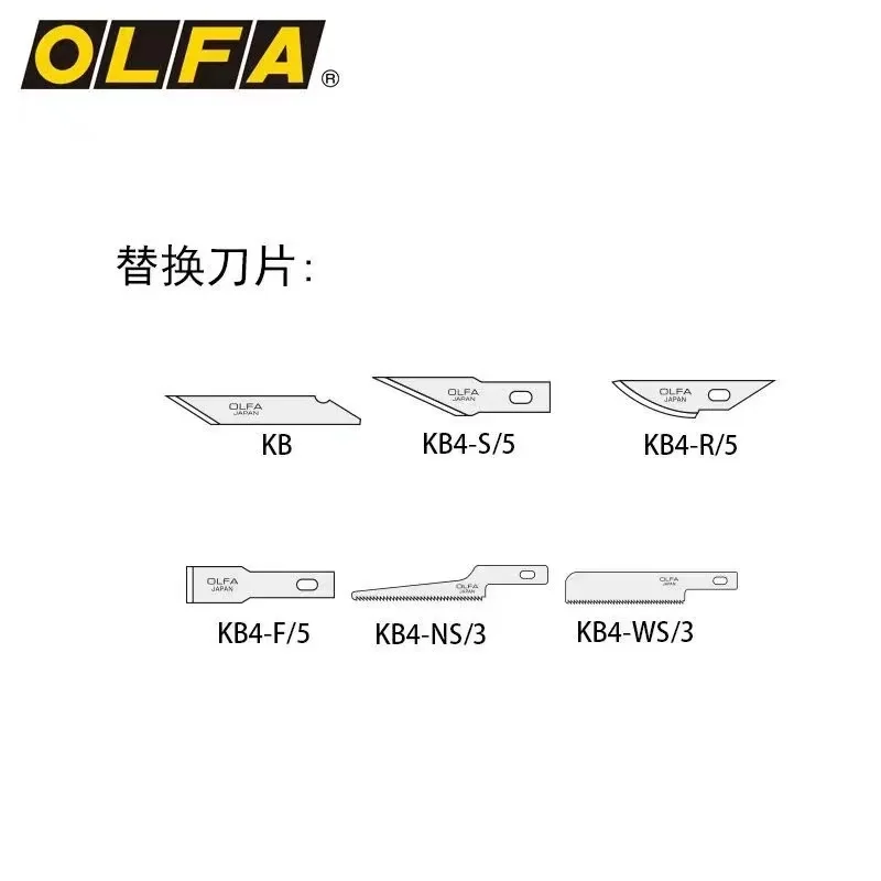 OLFA Saw & Art knife & Spare blade (157B) AK-4