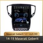Dvd Player 4 64GB AHD 12.1 Inch Carplay Android 9.0 Video Car DVD Player For Maserati Ghibli 2014-2019