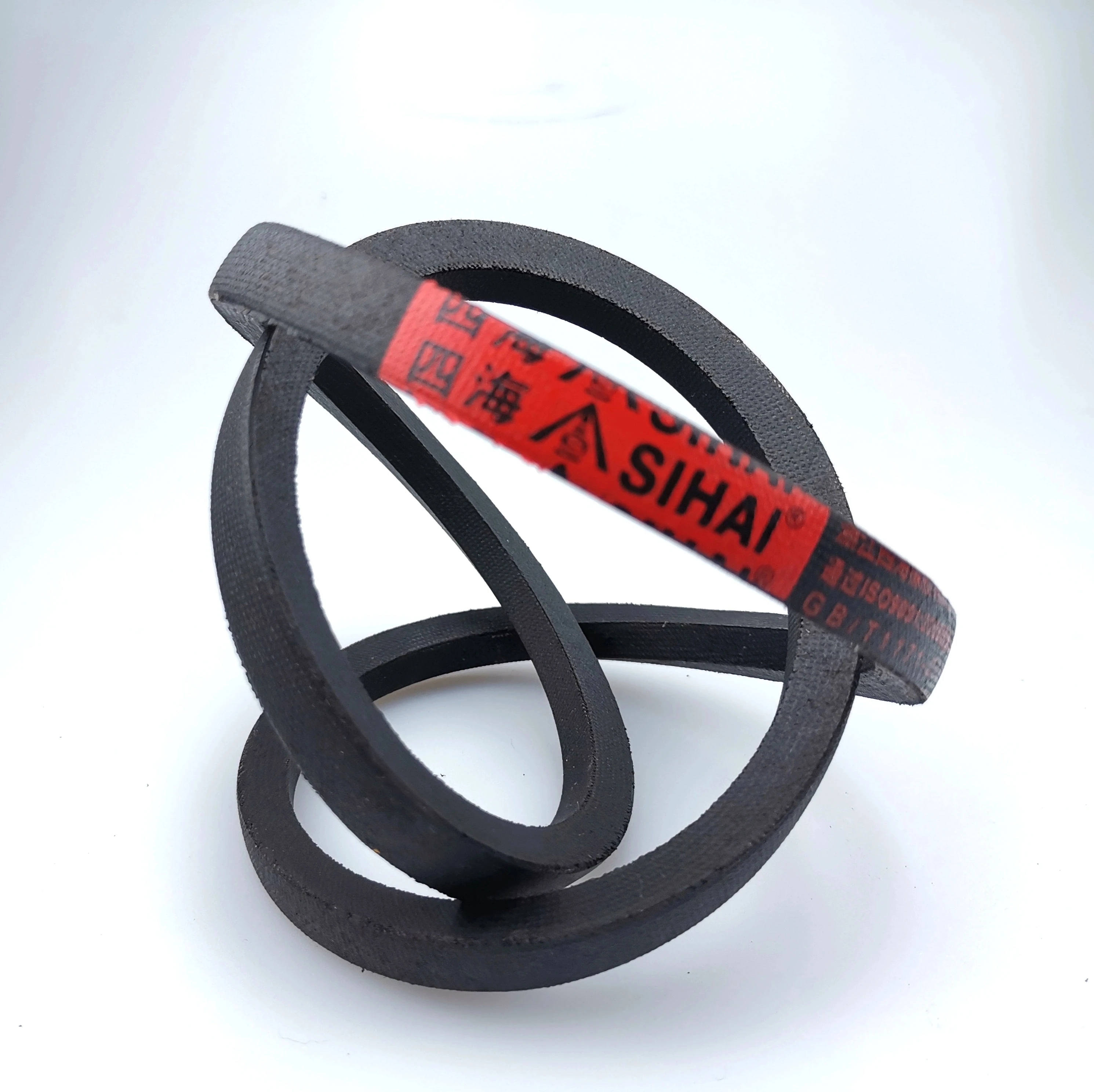 Wedge Wrapped V-belt SPZ Large Stiffness Industrial Machines Rubber Driving Belt Narrow Small Bando v Belts High Transfer Power factory
