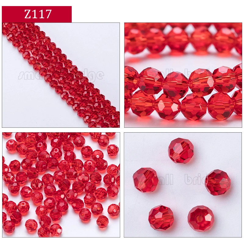 product 3 4 6 8mm austria round facet crystal beads for jewelry making bracelet diy accessories glass spacer loose beads-45