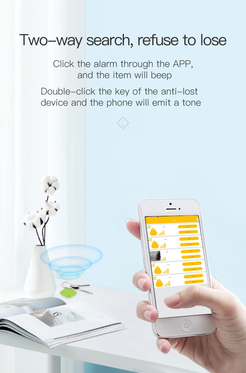 mobile phone gps anti-lost recording tracking smart bluetooth anti-lost device