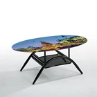 Table Round Side Table Nordic Simple Design Circle Glss Tea Table Living Room Round Tea Table Side Bedroom