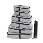 Travel Bag Luggage Travel Bag Set Custom 7pcs Water-resistant Luggage Travel Storage Bag Organizer Packing Cube Set