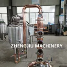 Brew Distill Brew 50L 100L 200L Home Brew Distiller With Copper Flute Column