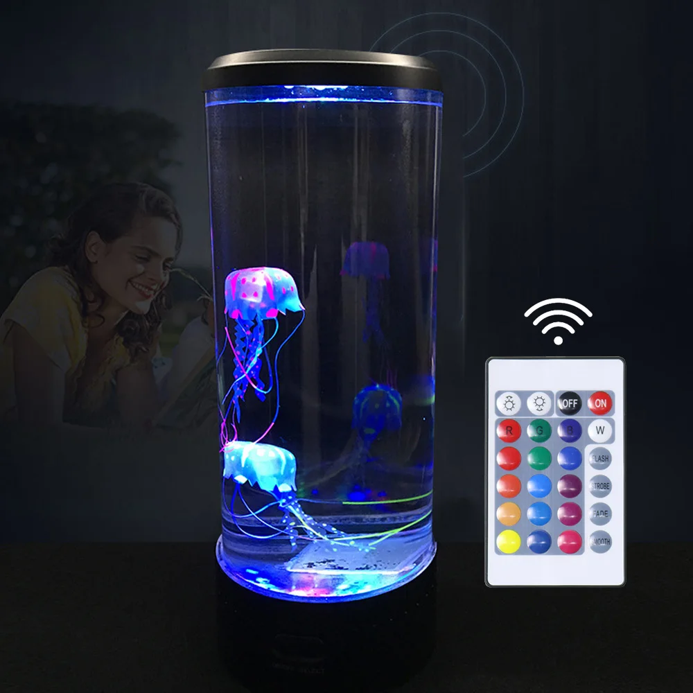 led floating jellyfish lamp